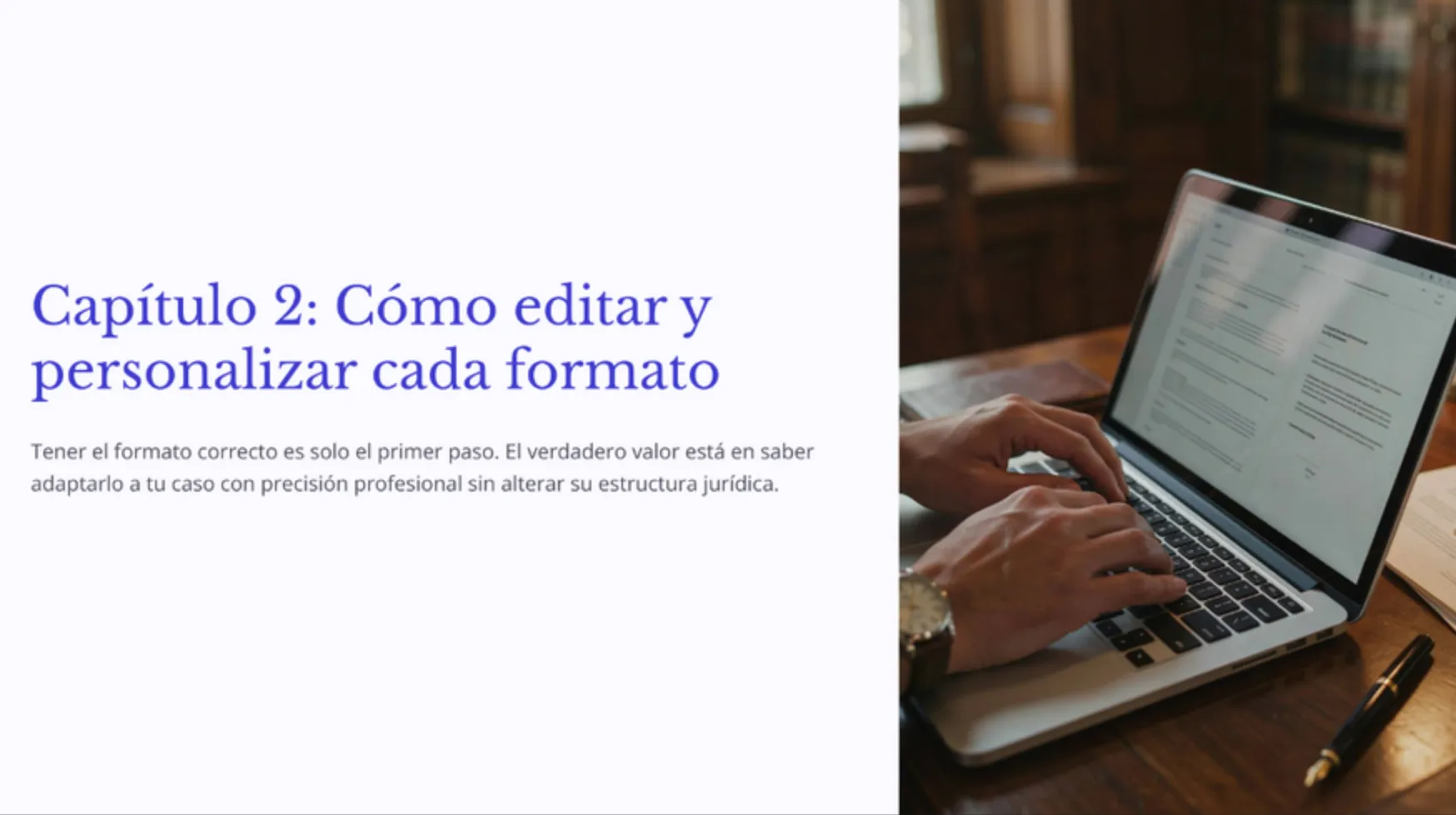 Formatos jurídicos organizados por área del derecho